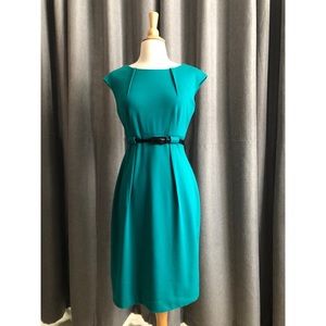 Calvin Klein midi dress with belt
